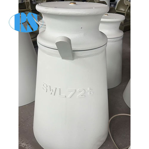 羊角单滚轮导缆器