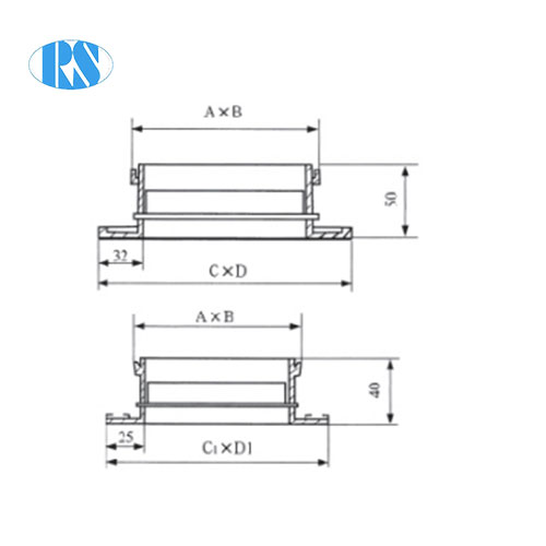 Type DB Single-layer Louver Air Outlet