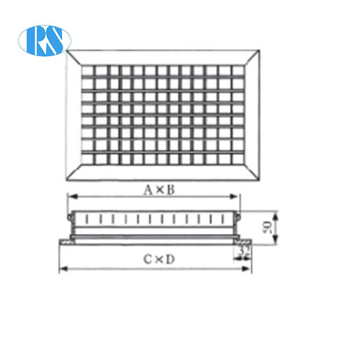 Type YF Double-layer Louver Air Outlet